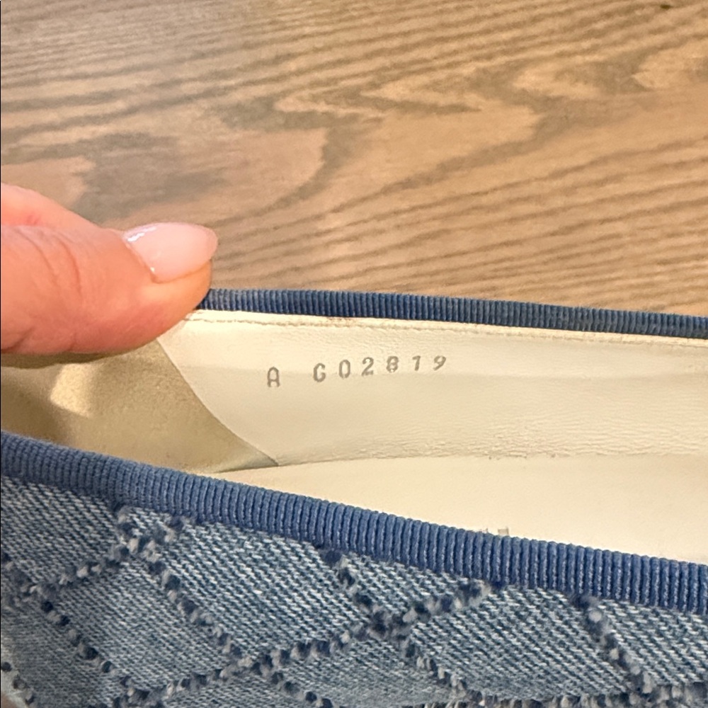 CHANEL Denim Quilted Ballet Flats - Picture 5 of 12